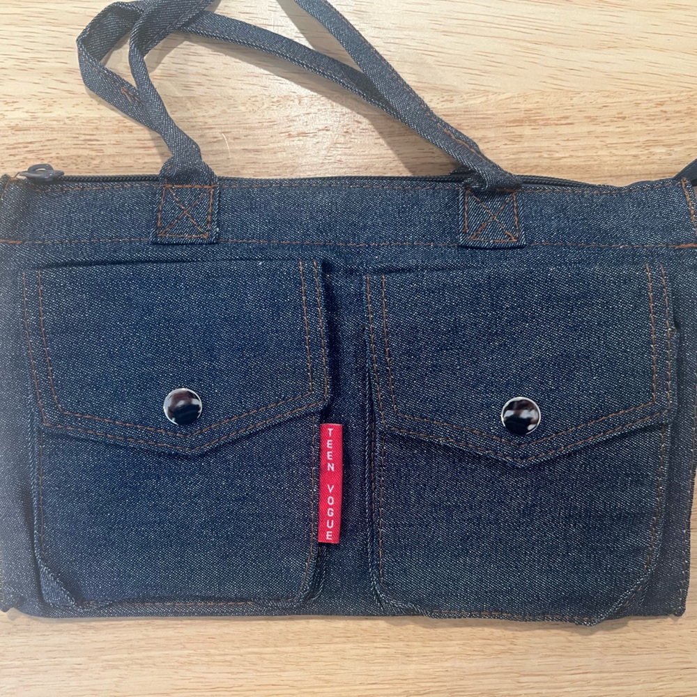 Teen Vogue denim look mini bag.